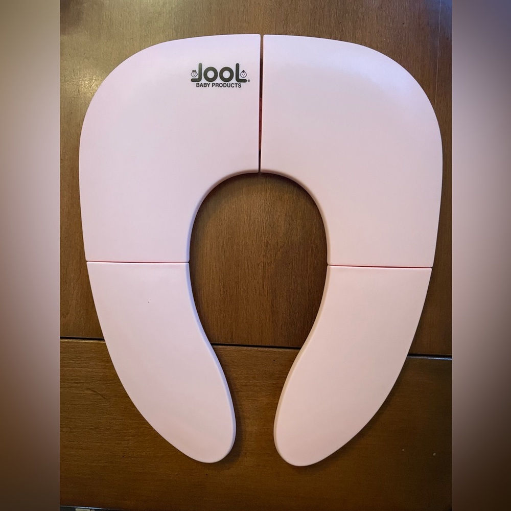 Jool Baby Folding Travel Potty / Toilet Training Seat with Travel Bag - Pink